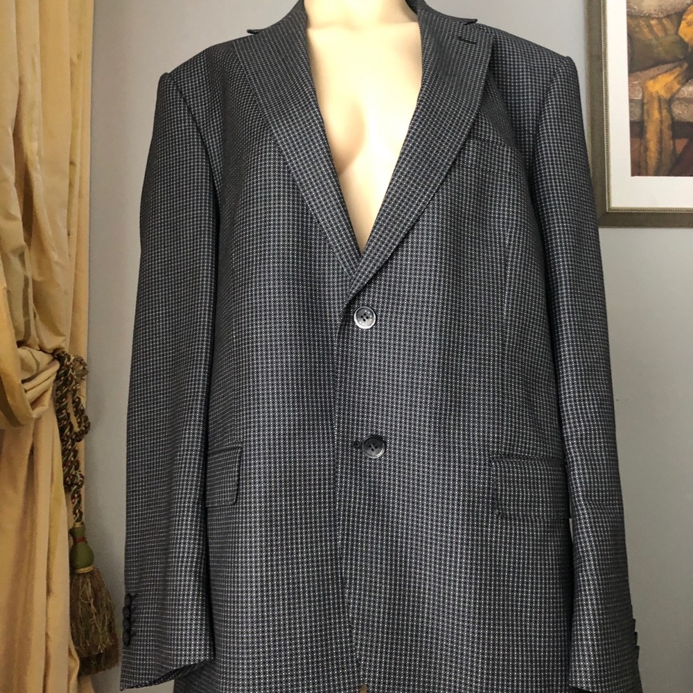 Sarar Black/whitepolkadotsMen’s Jacket,s.42S,Mint